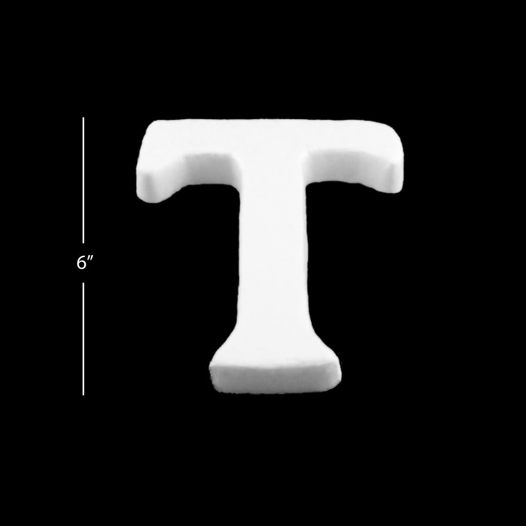 Foam Letters, 6" inches for Crafts, Ornaments, School Projects & Decorations, A-Z