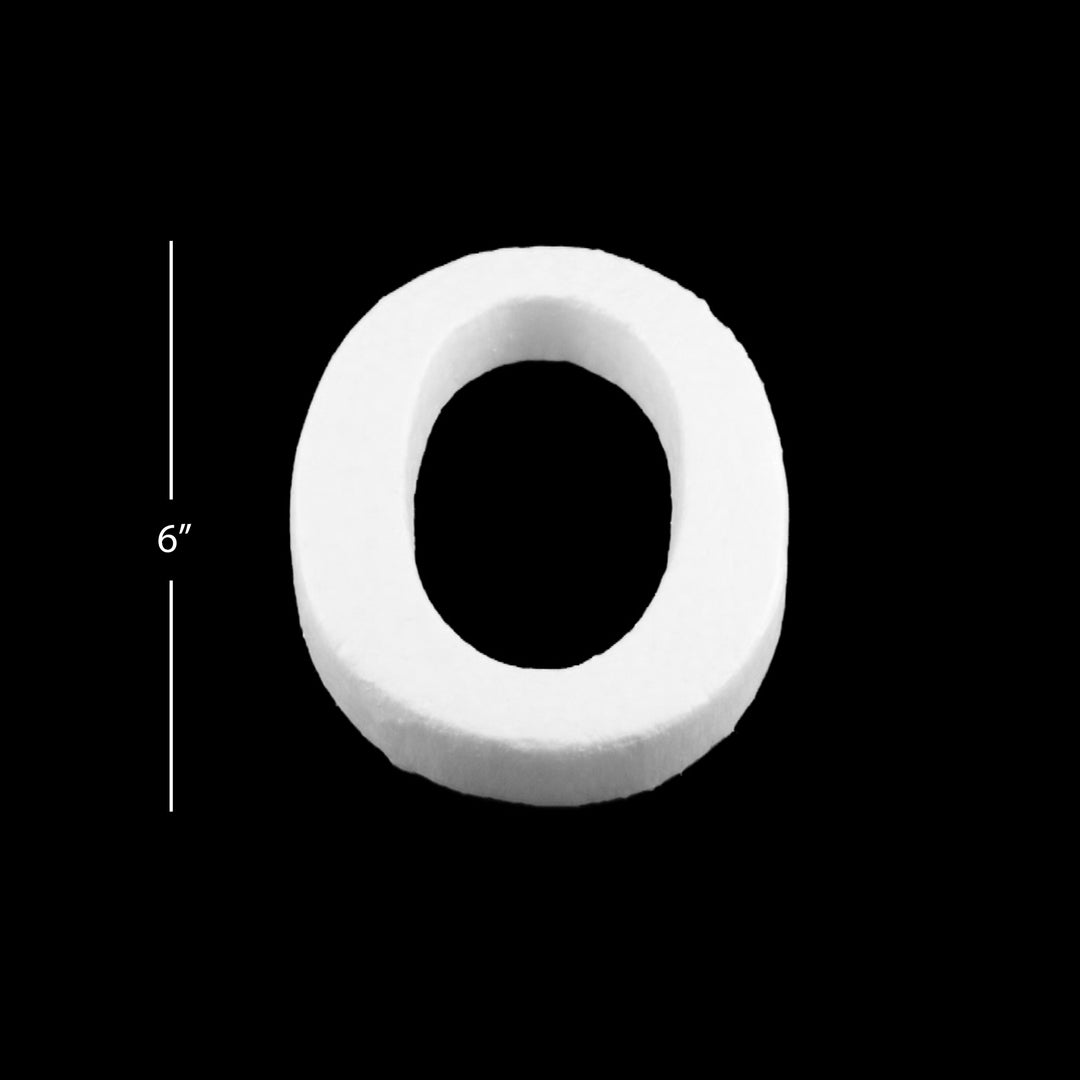 Foam Numbers, 6" inches for Crafts, Ornaments, School Projects & Decorations, 0-9