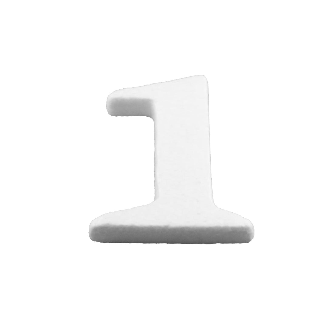 Foam Numbers, 6" inches for Crafts, Ornaments, School Projects & Decorations, 0-9