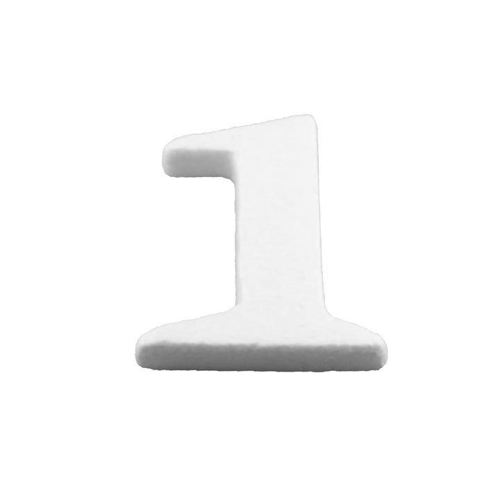 Foam Numbers, 6" inches for Crafts, Ornaments, School Projects & Decorations, 0-9