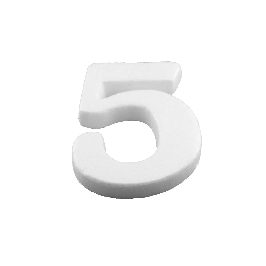 Foam Numbers, 6" inches for Crafts, Ornaments, School Projects & Decorations, 0-9