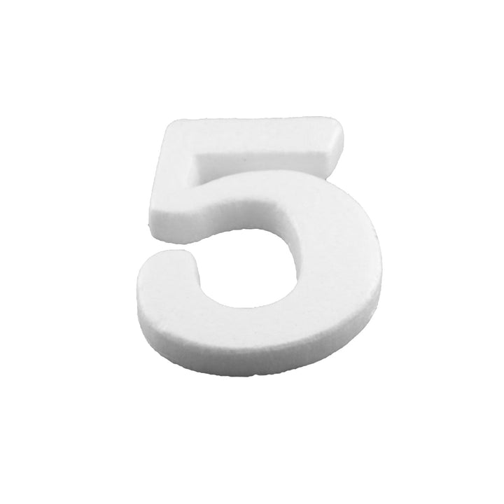 Foam Numbers, 6" inches for Crafts, Ornaments, School Projects & Decorations, 0-9, 12-Pack