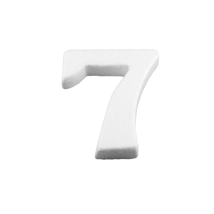 Foam Numbers, 6" inches for Crafts, Ornaments, School Projects & Decorations, 0-9, 12-Pack