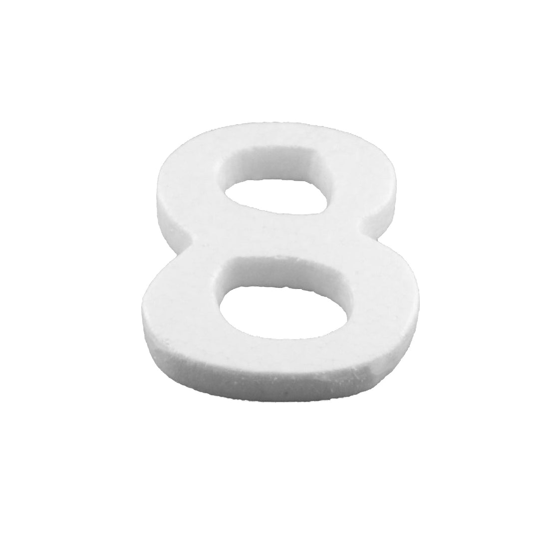 Foam Numbers, 6" inches for Crafts, Ornaments, School Projects & Decorations, 0-9