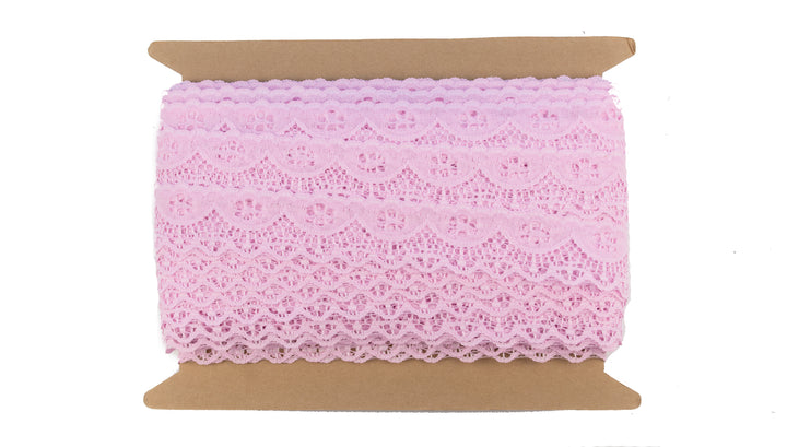 Nylon Lace Trim - 1 1/2 Inch Scalloped Edge (YDS)