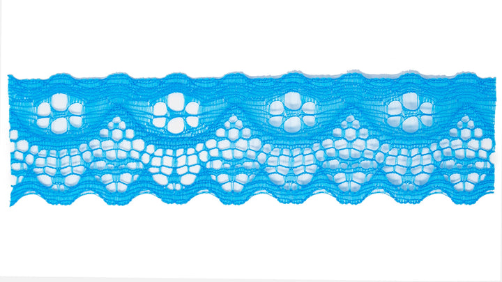Nylon Lace Trim - 1 1/2 Inch Scalloped Edge (YDS)