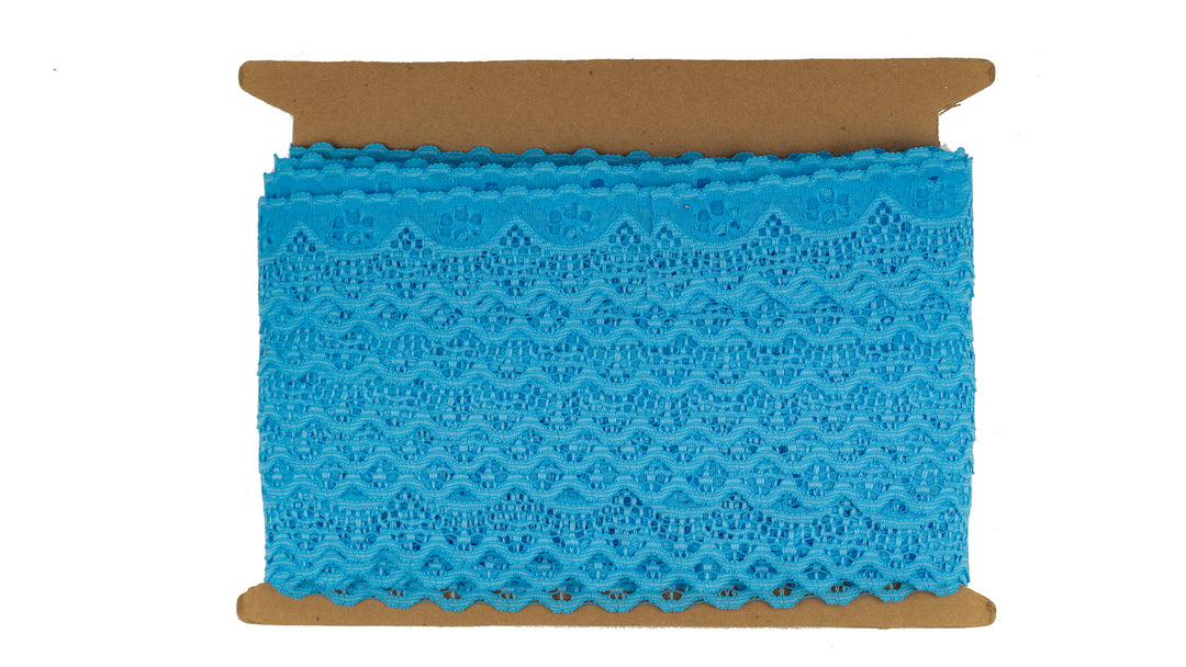 Nylon Lace Trim - 1 1/2 Inch Scalloped Edge (YDS)