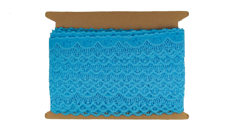 Nylon Lace Trim - 1 1/2 Inch Scalloped Edge (YDS)