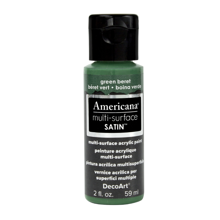 DecoArt Americana, Multi-Surface Satin Acrylic Paint, 2 Oz.