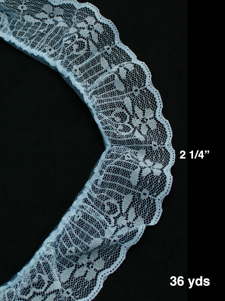 RUFFLE NYLON LACE (YDS)