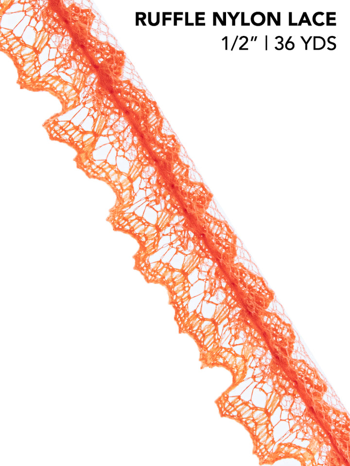 RUFFLE NYLON LACE (YDS)