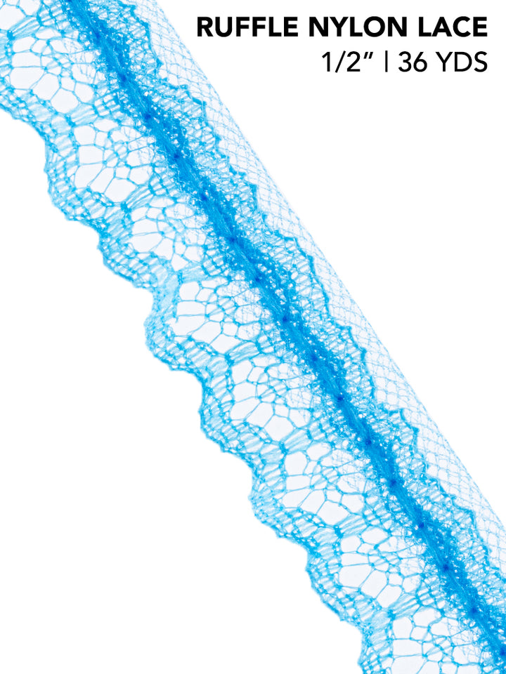 RUFFLE NYLON LACE (YDS)