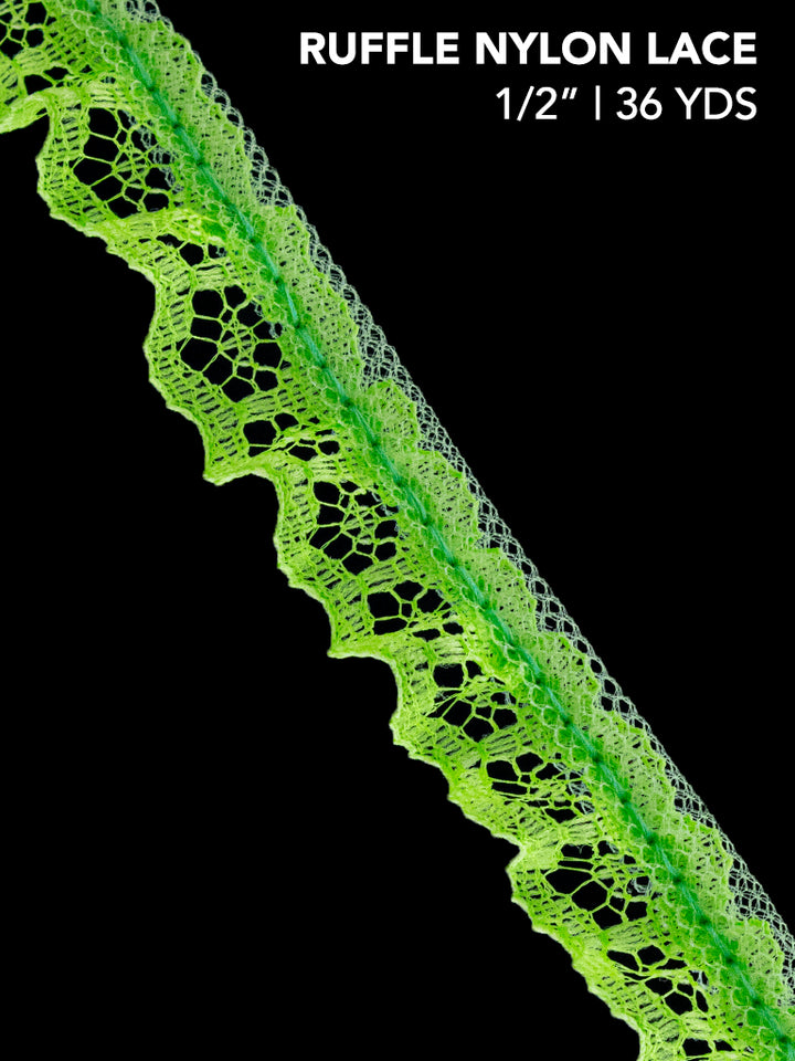 RUFFLE NYLON LACE (YDS)