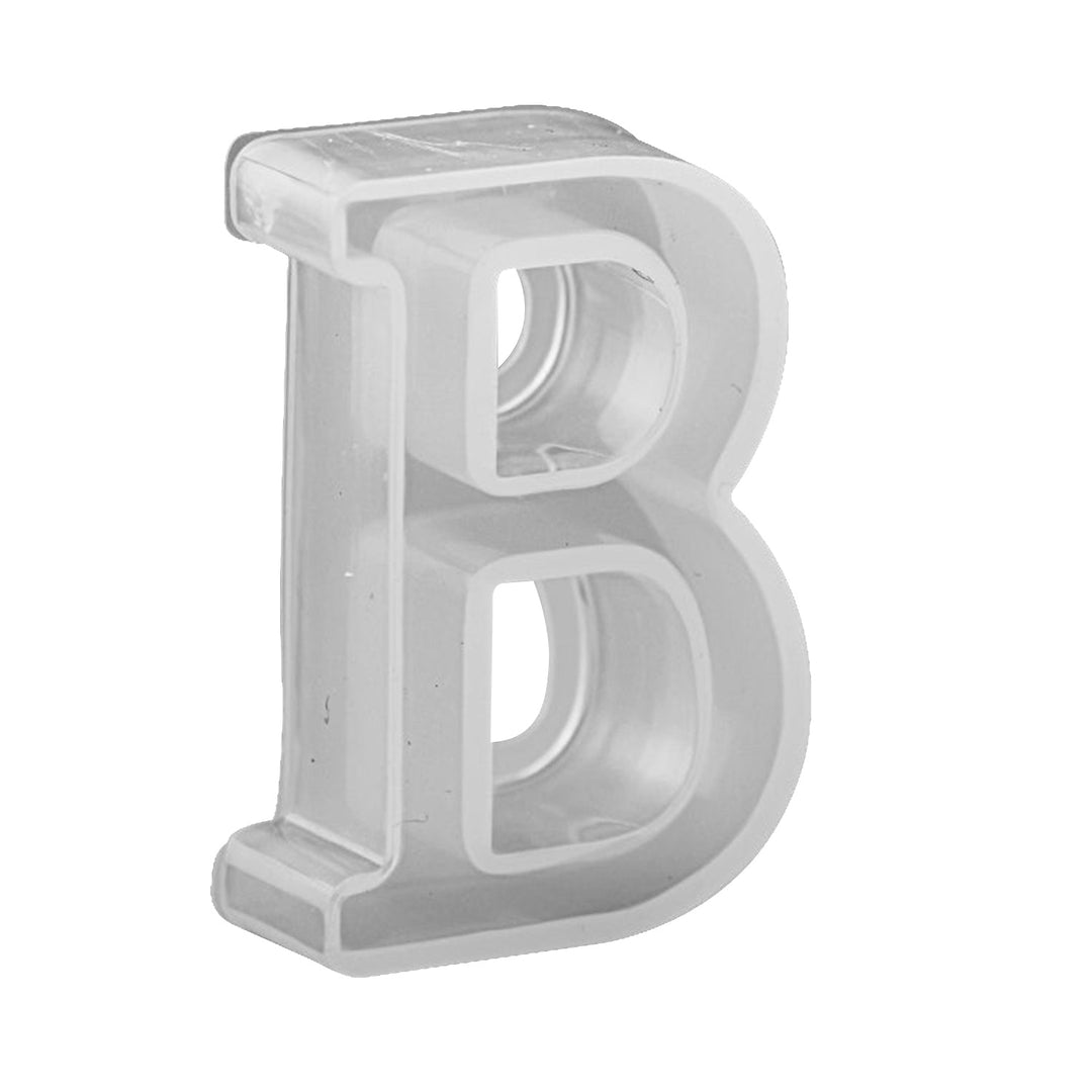 Avanti , Silicone Mold Craft , "A - Z" Alphabet Letter , Small Size 1.5" x 1" inch