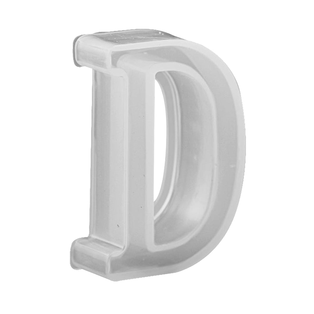 Avanti , Silicone Mold Craft , "A - Z" Alphabet Letter , Small Size 1.5" x 1" inch