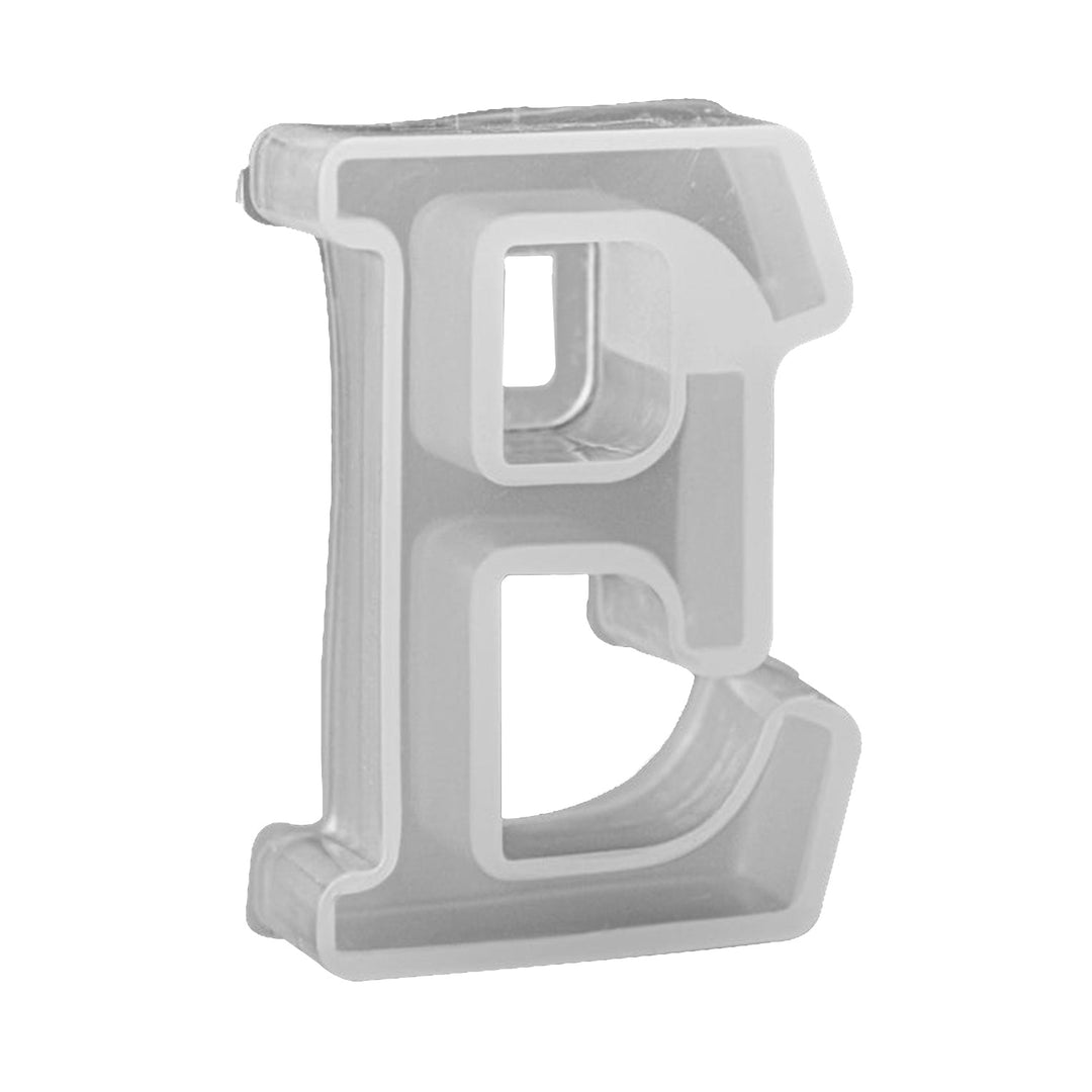 Avanti , Silicone Mold Craft , "A - Z" Alphabet Letter , Small Size 1.5" x 1" inch ,,   12-Pack