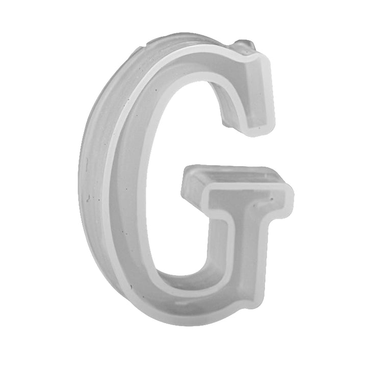 Avanti , Silicone Mold Craft , "A - Z" Alphabet Letter , Small Size 1.5" x 1" inch