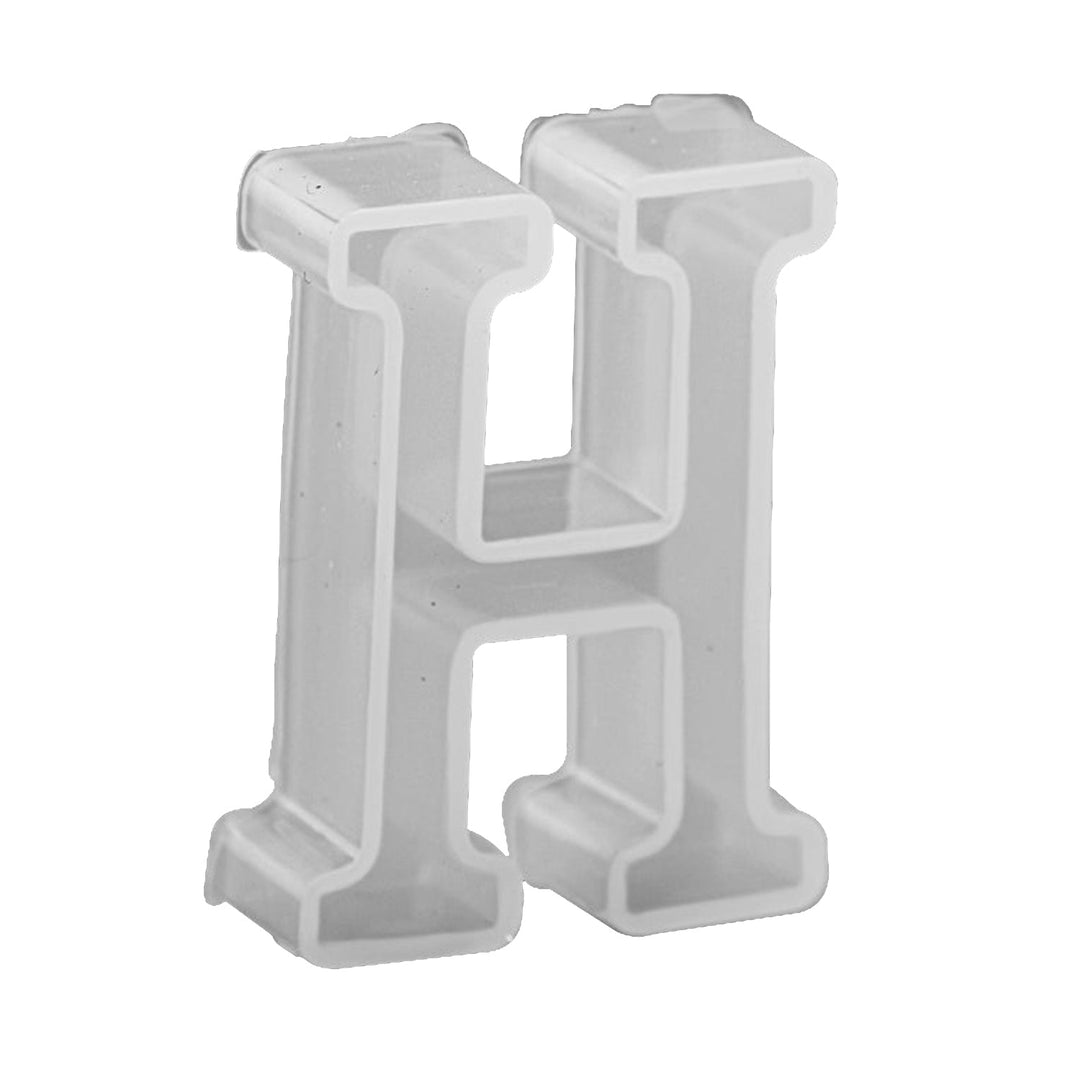 Avanti , Silicone Mold Craft , "A - Z" Alphabet Letter , Small Size 1.5" x 1" inch