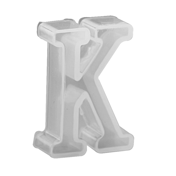 Avanti , Silicone Mold Craft , "A - Z" Alphabet Letter , Small Size 1.5" x 1" inch