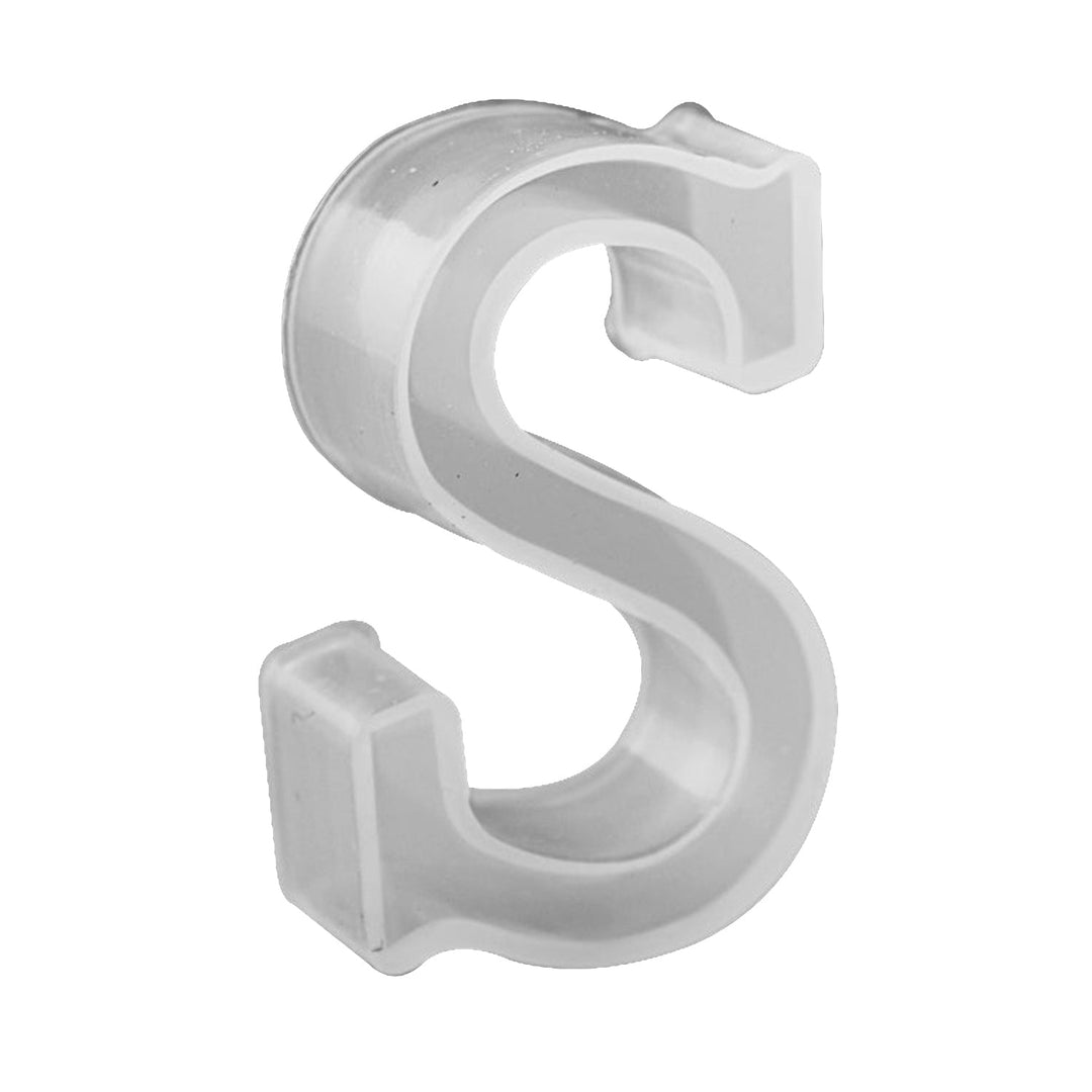 Avanti , Silicone Mold Craft , "A - Z" Alphabet Letter , Small Size 1.5" x 1" inch ,,   12-Pack