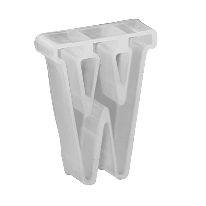 Avanti , Silicone Mold Craft , "A - Z" Alphabet Letter , Small Size 1.5" x 1" inch ,,   12-Pack