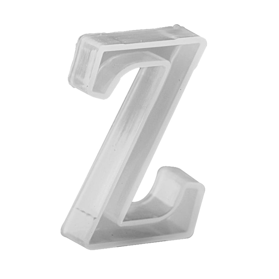 Avanti , Silicone Mold Craft , "A - Z" Alphabet Letter , Small Size 1.5" x 1" inch