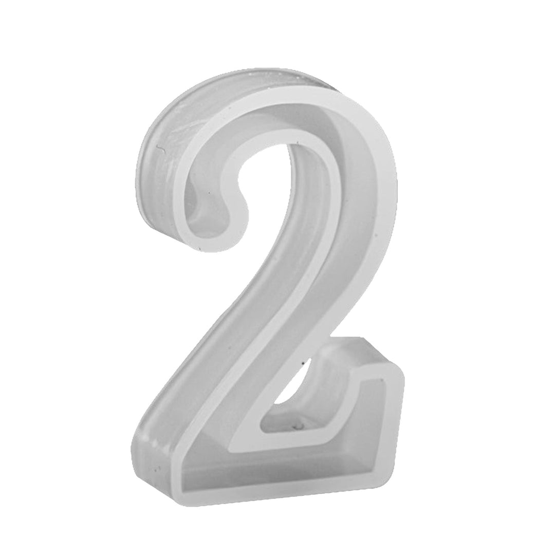 Avanti , Silicone Mold Craft , 0 - 9 Numbers , Small Size 1.5" x 1" inch  , For Resin