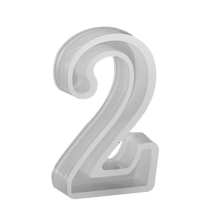 Avanti , Silicone Mold Craft , 0 - 9 Numbers , Small Size 1.5" x 1" inch  , For Resi,   12-Pack