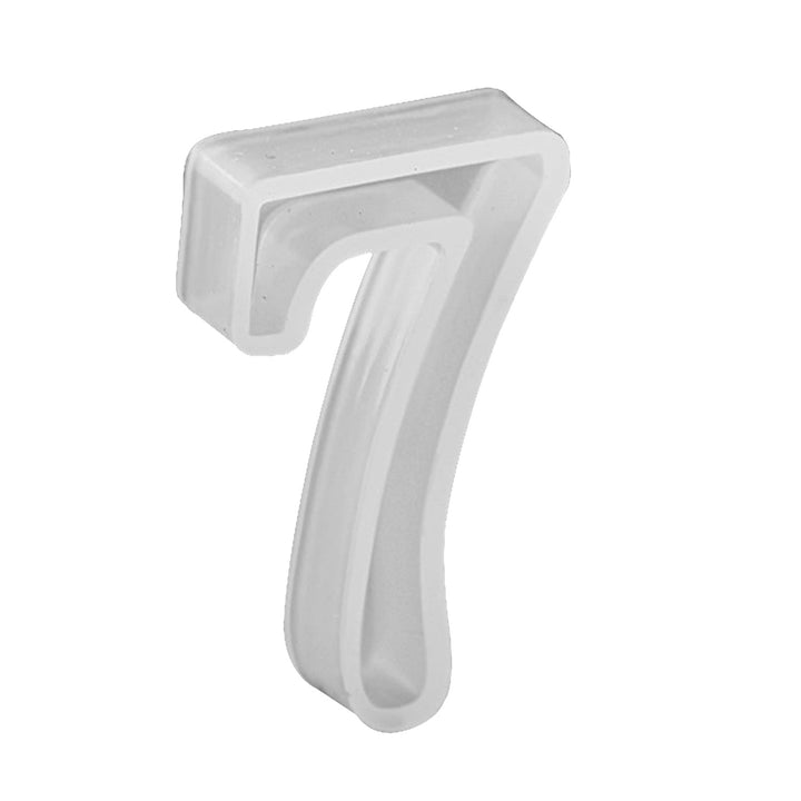 Avanti , Silicone Mold Craft , 0 - 9 Numbers , Small Size 1.5" x 1" inch  , For Resi,   12-Pack