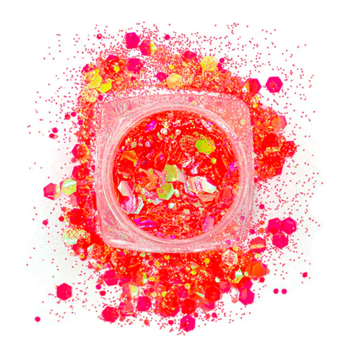 Avanti, Mixed Hexagon Glitter, For Resin Craft Project, Body & Nail Decor, 12-Pack