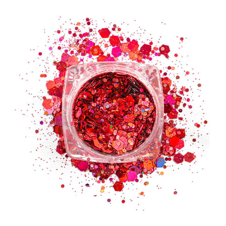 Avanti, Mixed Hexagon Glitter, For Resin Craft Project, Body & Nail Decor, 1 Piece