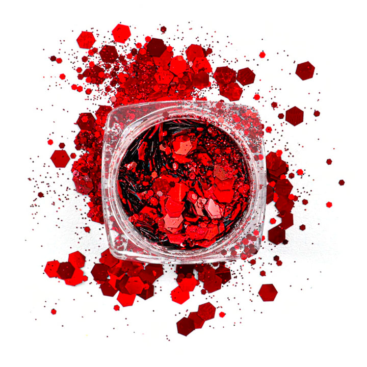 Avanti, Mixed Hexagon Glitter, For Resin Craft Project, Body & Nail Decor, 1 Piece