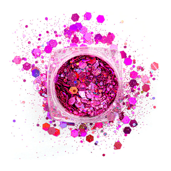 Avanti, Mixed Hexagon Glitter, For Resin Craft Project, Body & Nail Decor, 1 Piece