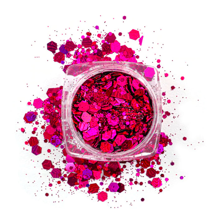 Avanti, Mixed Hexagon Glitter, For Resin Craft Project, Body & Nail Decor, 1 Piece