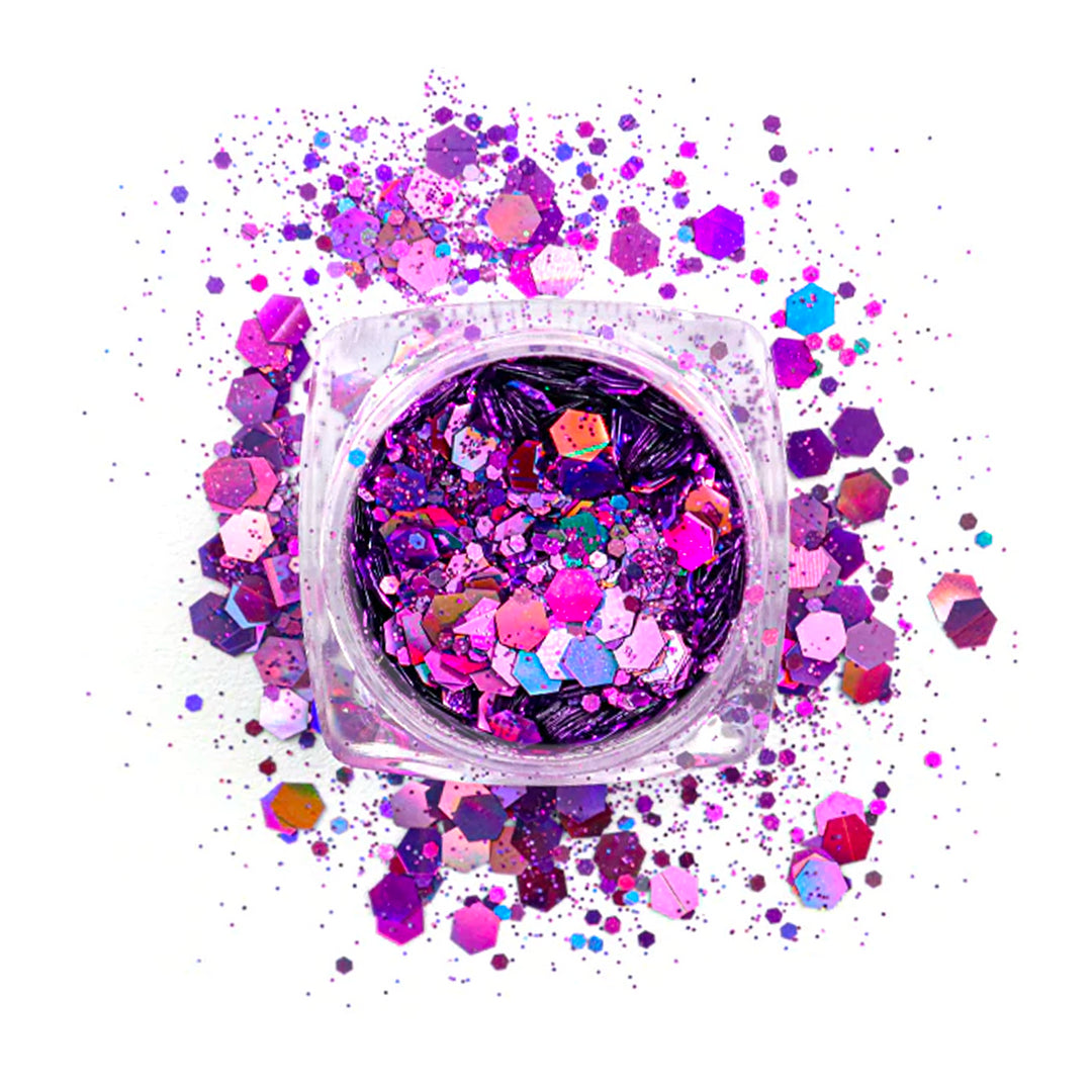 Avanti, Mixed Hexagon Glitter, For Resin Craft Project, Body & Nail Decor, 1 Piece