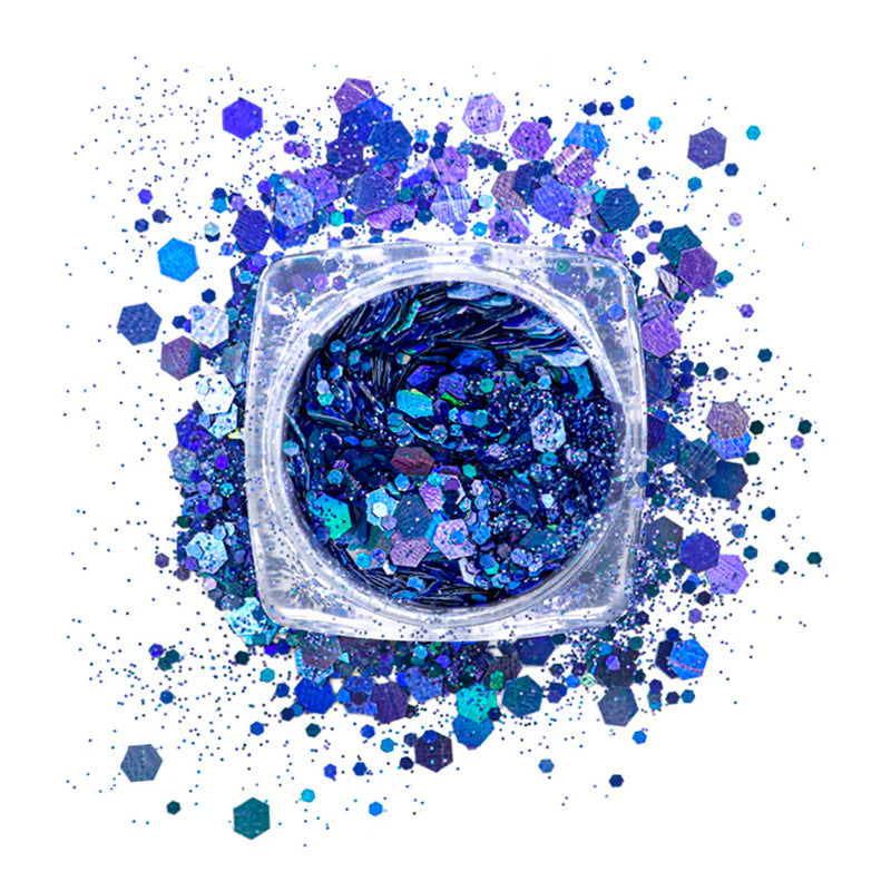 Avanti, Mixed Hexagon Glitter, For Resin Craft Project, Body & Nail Decor, 1 Piece