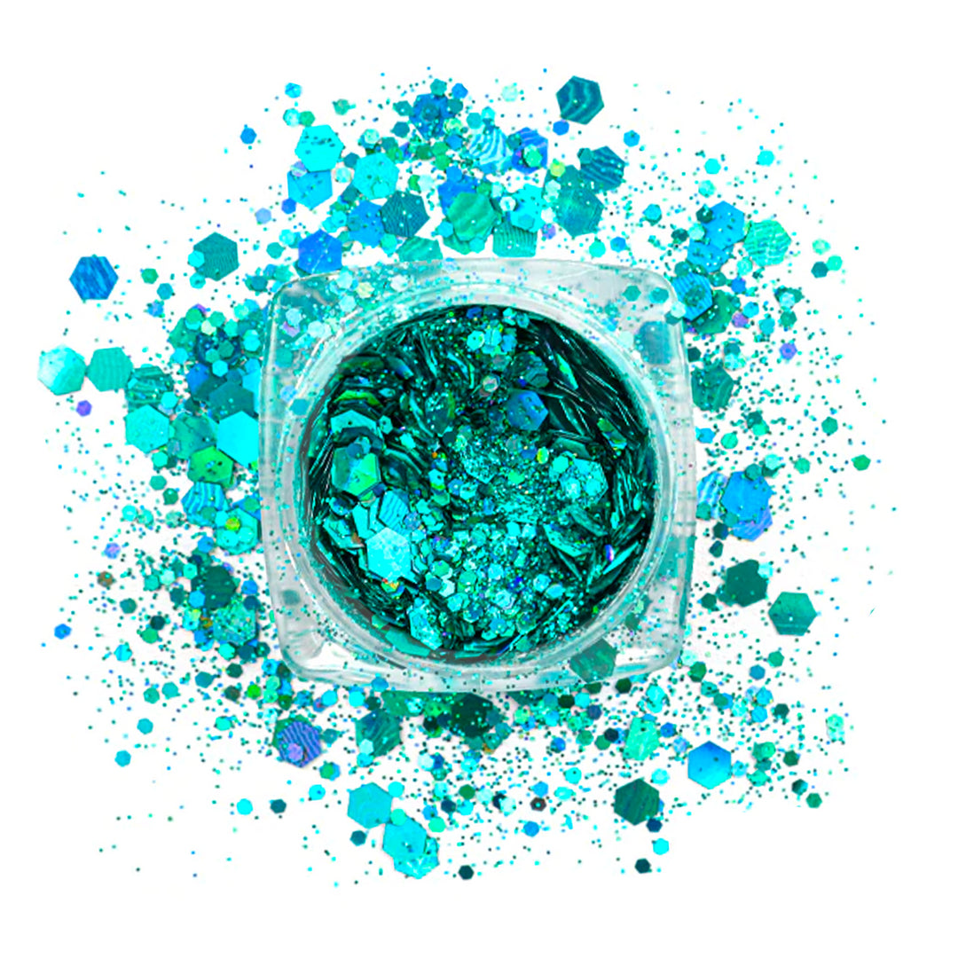 Avanti, Mixed Hexagon Glitter, For Resin Craft Project, Body & Nail Decor, 1 Piece