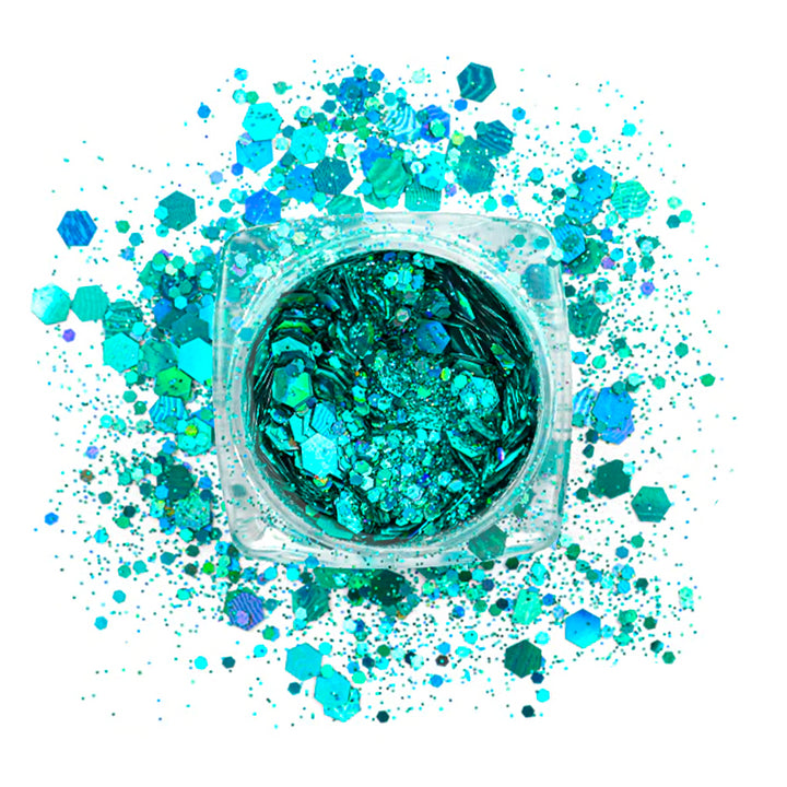 Avanti, Mixed Hexagon Glitter, For Resin Craft Project, Body & Nail Decor, 1 Piece