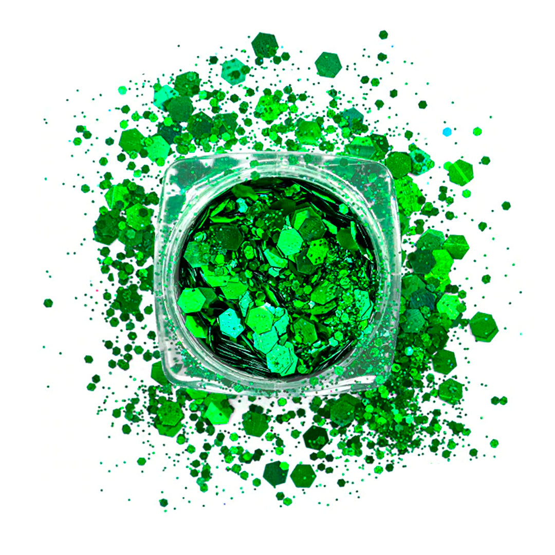 Avanti, Mixed Hexagon Glitter, For Resin Craft Project, Body & Nail Decor, 1 Piece