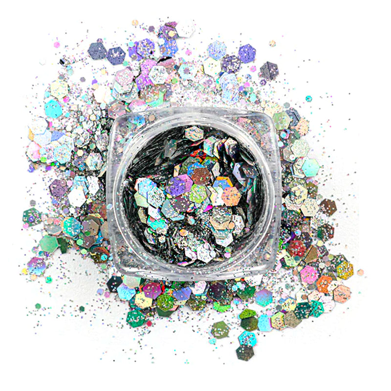 Avanti, Mixed Hexagon Glitter, For Resin Craft Project, Body & Nail Decor, 1 Piece
