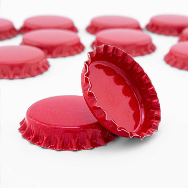 New Chrome Bottle Caps, Variety Color Bottle Caps 12 pieces