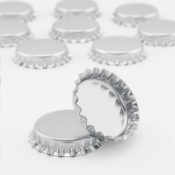 New Chrome Bottle Caps, Variety Color Bottle Caps 12 pieces