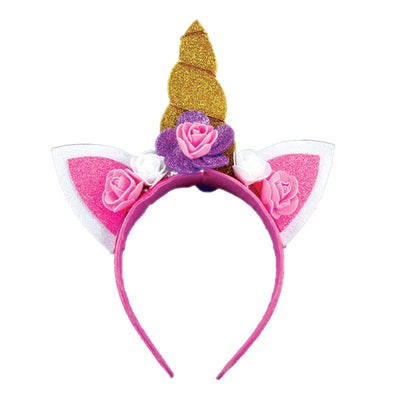 Make Your Own Unicorn Headband for DIY Girls, Arts and Crafts for Girls,    6-Pack