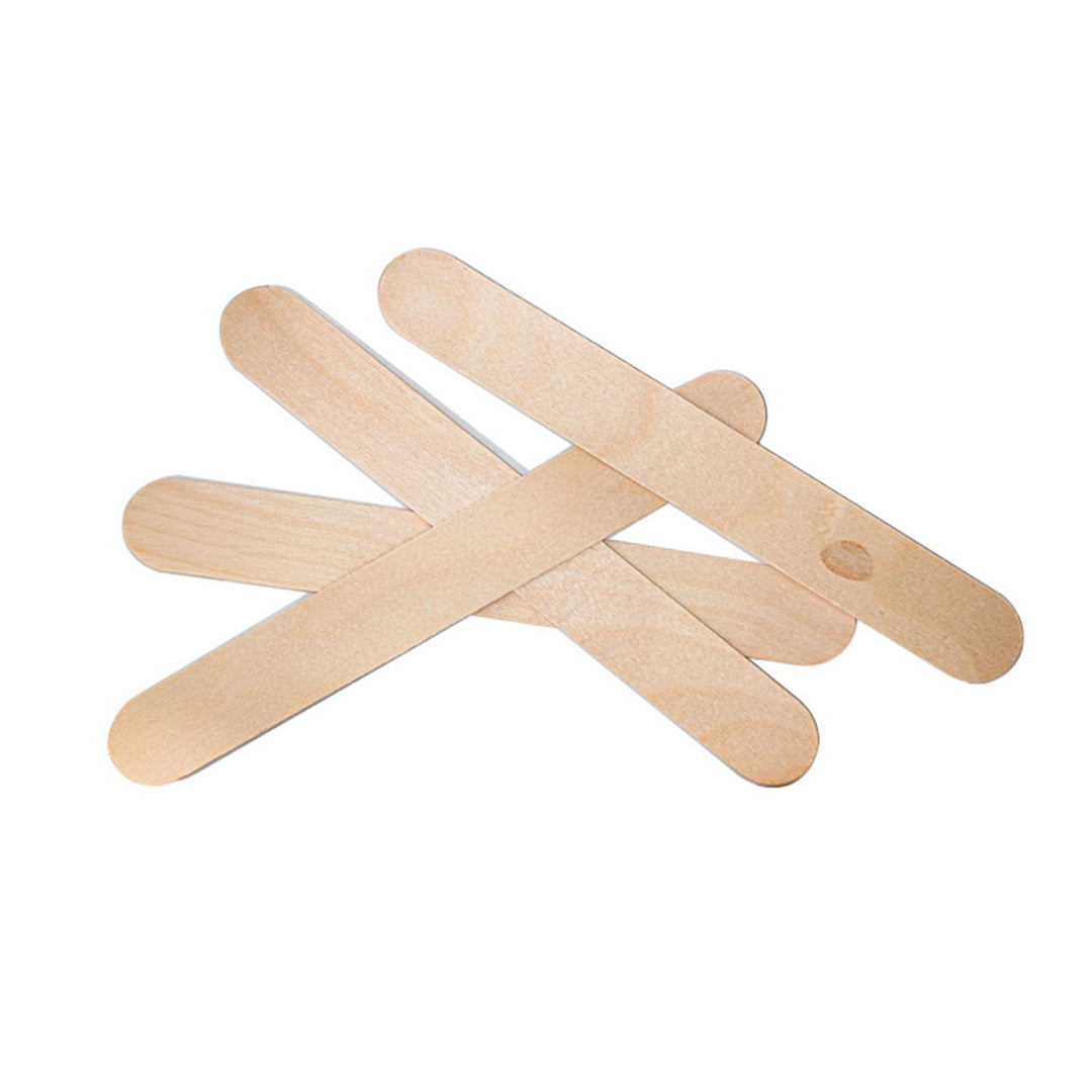 Jumbo Wood Craft Sticks, Natural and Multicolor, 7" 7/8 inches length, 20 Pcs, 1 Pack, 12-Pack