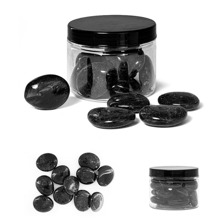 Decorative Stones, Polished Pebbles, Color Variety, 450g, 12pcs, 12-Pack