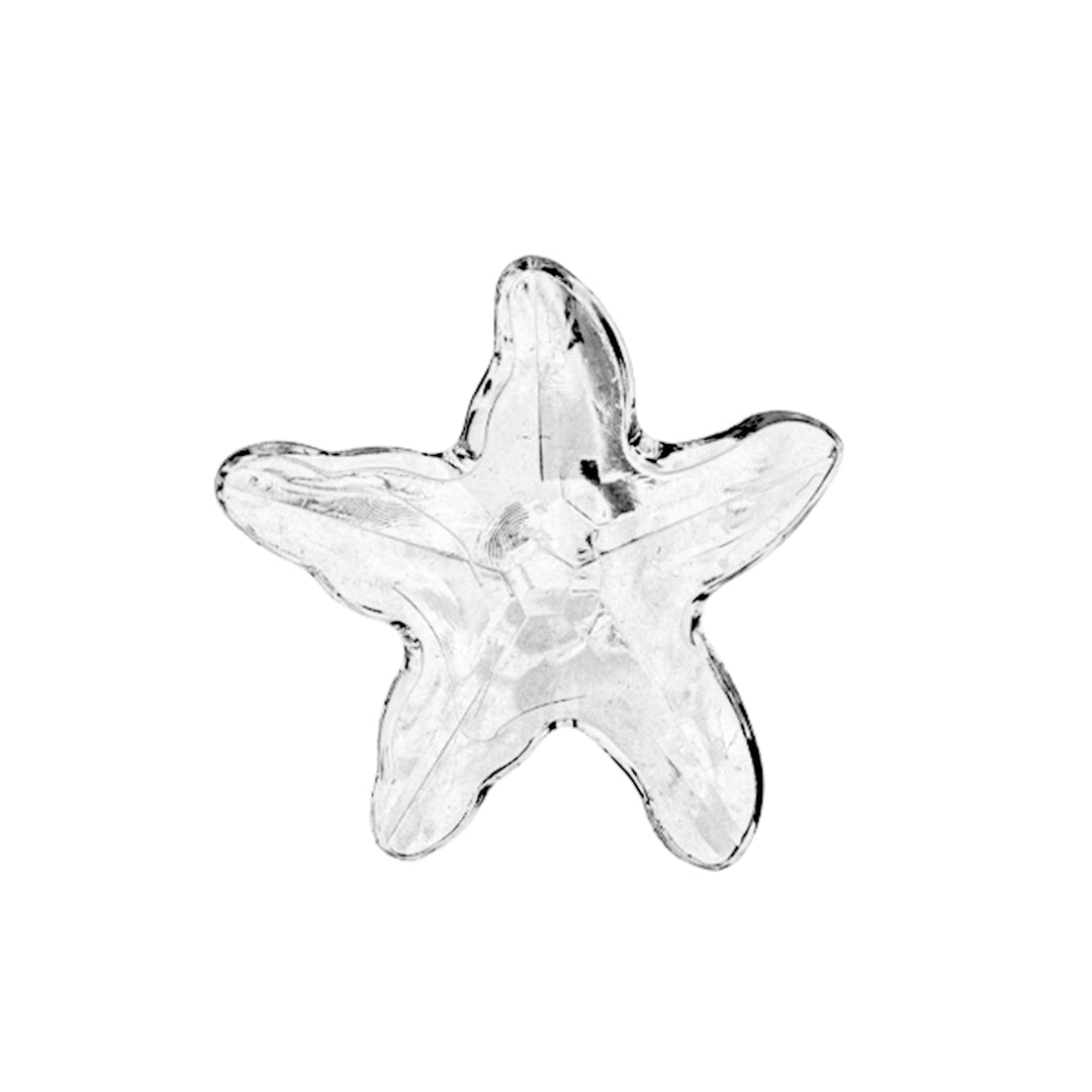 Clear Star Acrylic Stone, Rocks, Crystals Gems for Arts Crafts Decoration, 25 PCS 4cm,   12-Pack