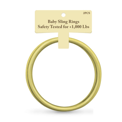 Ring Sling Baby Carrier for Baby Sling Linen Wrap, Pack of 2 Rings,   12-Pack