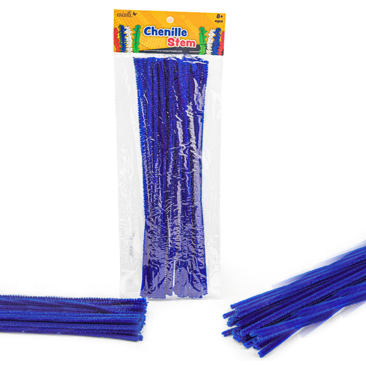 Pipe Cleaners Crafts Set by Avanti, Variety Color, Pipe Cleaners Chenille Stem for Craft DIY Art Supplies, 30 Pieces