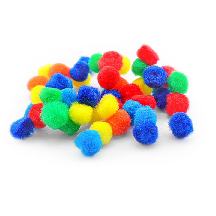 Pompoms by Avanti, Fuzzy Pom Poms Balls, Variety Color for DIY Creative Crafts Decorations, 100 Pieces