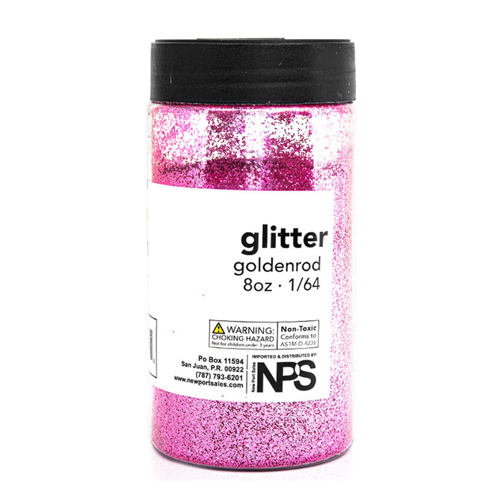Glitter Acrylic, Craft Twinkle, 8 Fl. Oz. 1/64 Size, Variety Colors, 6-Pack